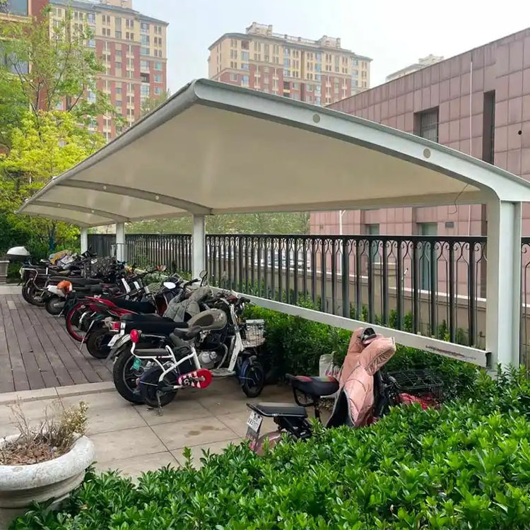 内黄县膜结构电动车棚